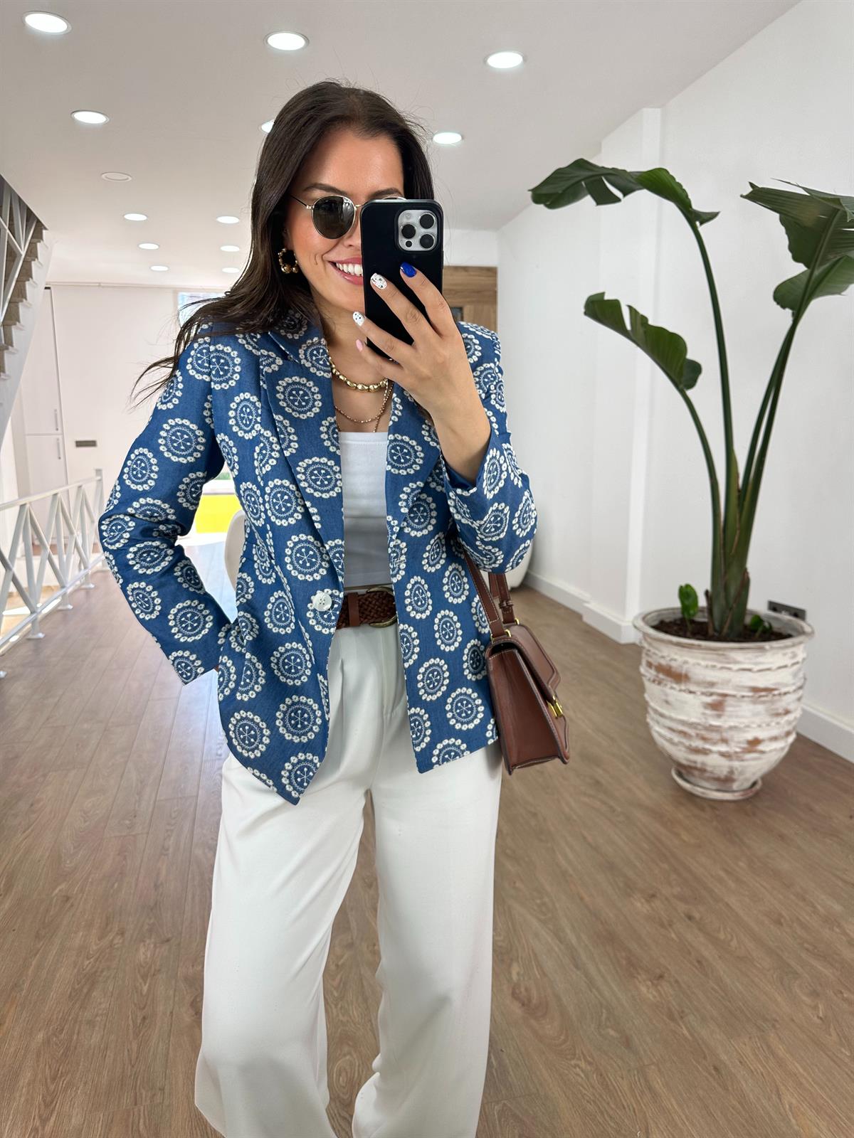 Nakışlı Blazer Ceket