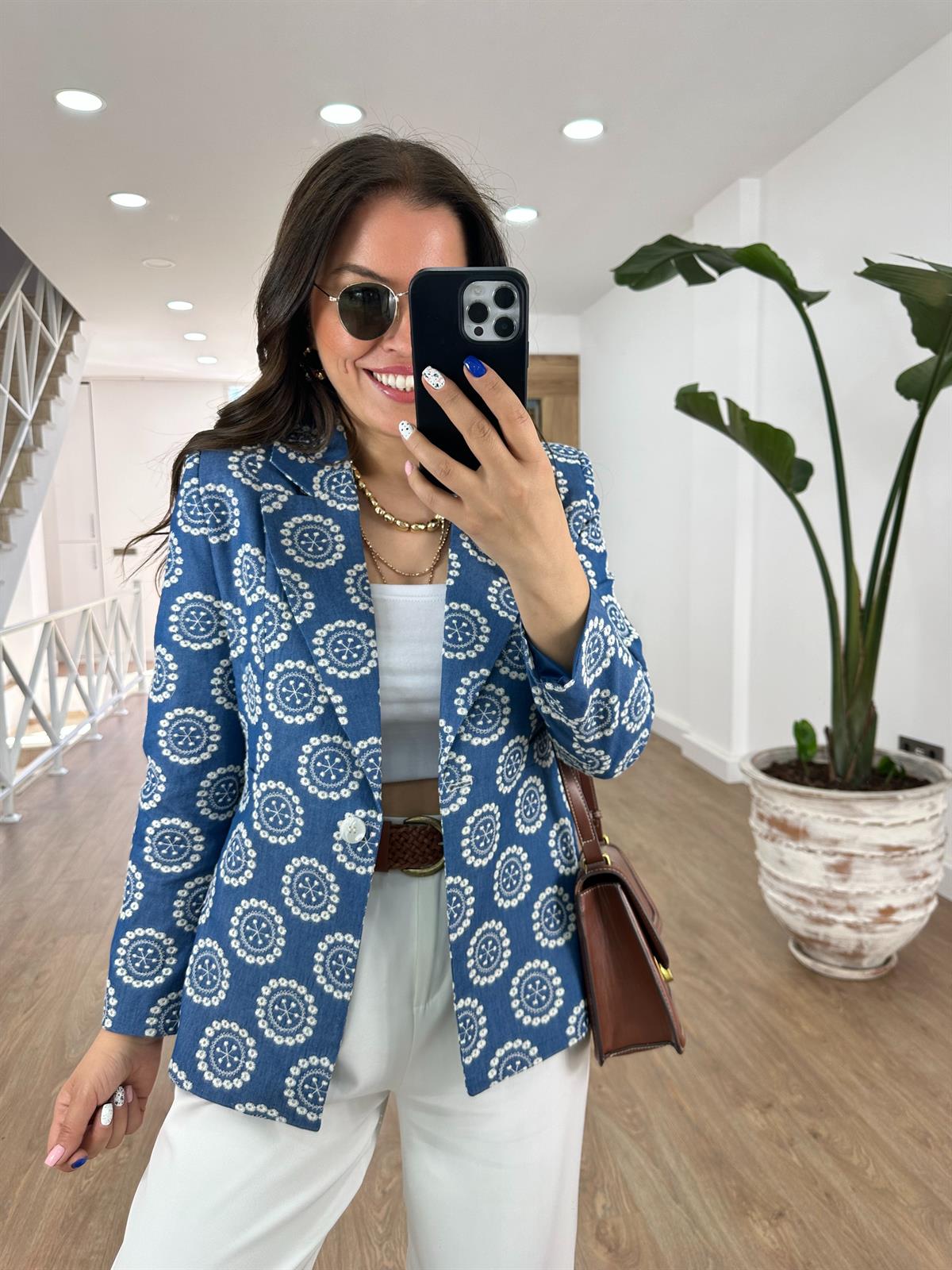 Nakışlı Blazer Ceket