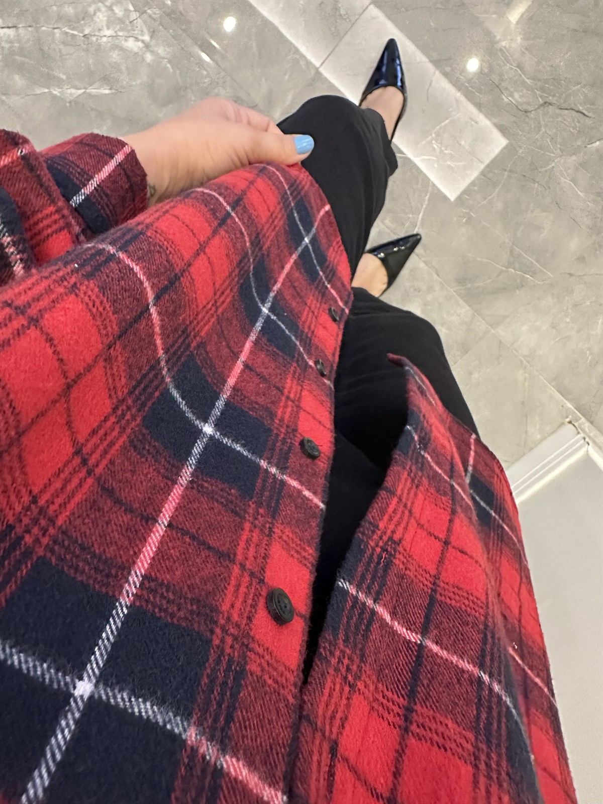 Oduncu Gömlek - Kırmızı/Siyah