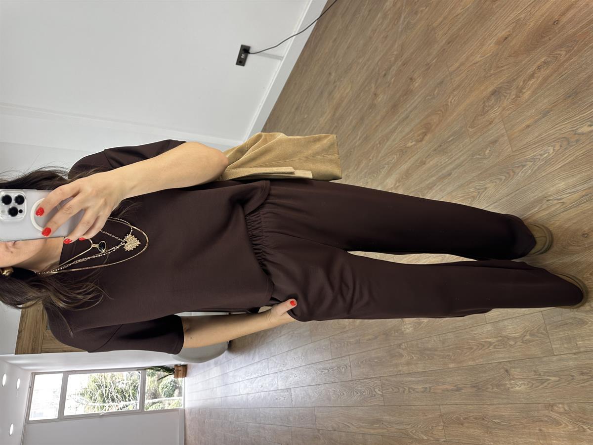 Orijinal Marka Basic Takım - Kahverengi