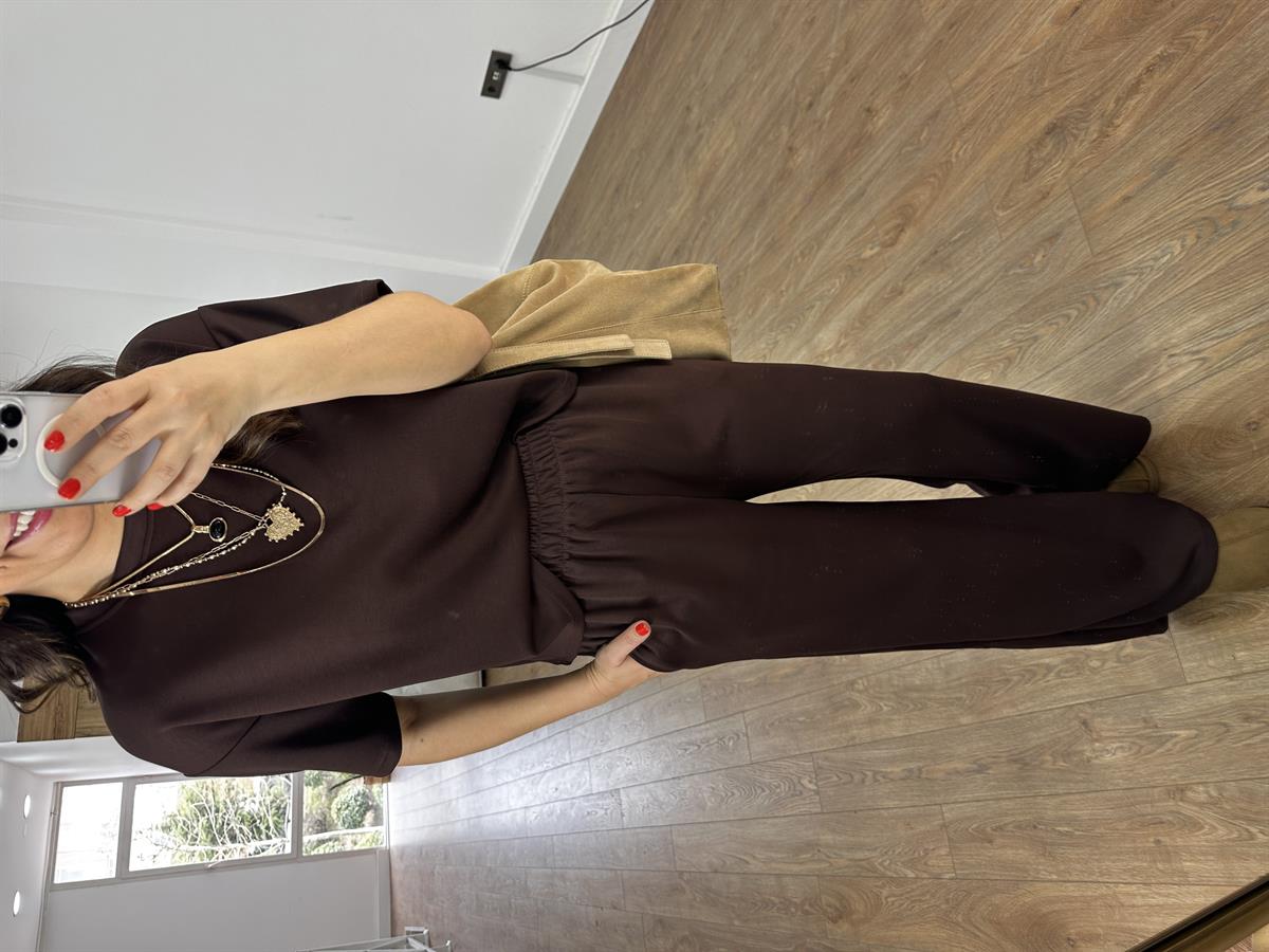 Orijinal Marka Basic Takım - Kahverengi