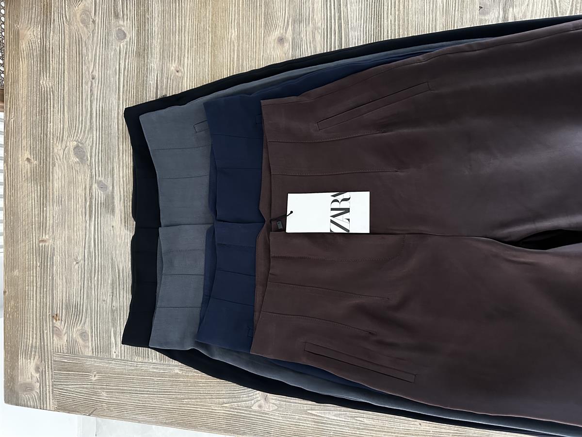 Orijinal Marka Bol Paça Modal Pantolon - Acı Kahve 