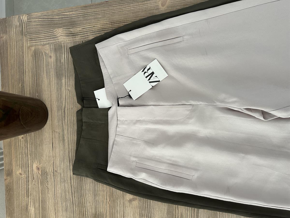 Orijinal Marka Bol Paça Modal Pantolon - Taş