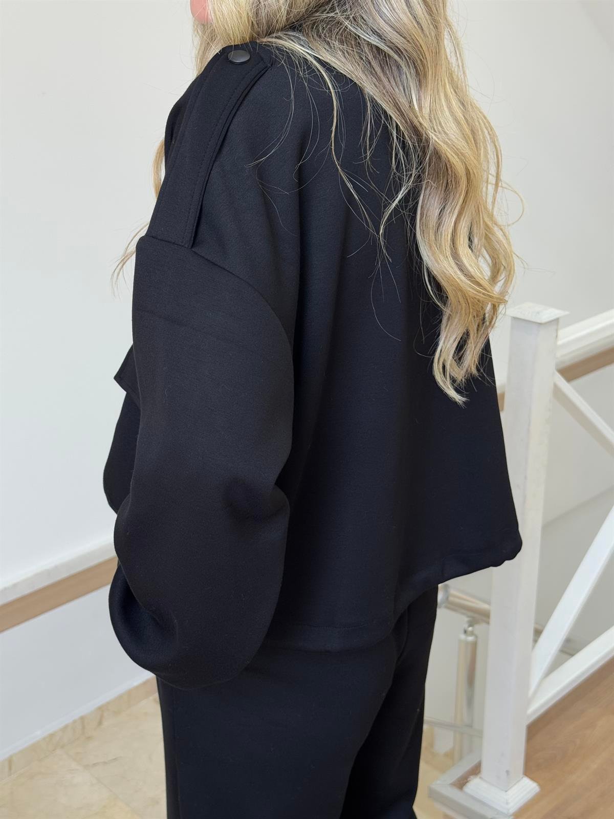 Orijinal Marka Cepli Eşofman Takımı - Siyah