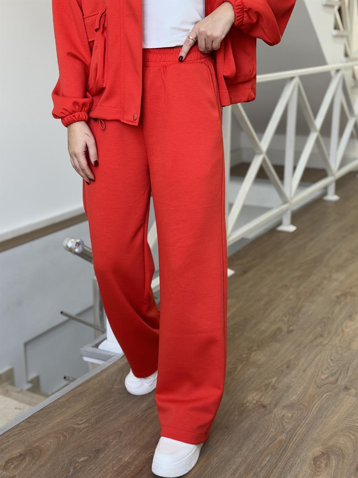 Orijinal Marka Cepli Eşofman Takımı - Kırmızı