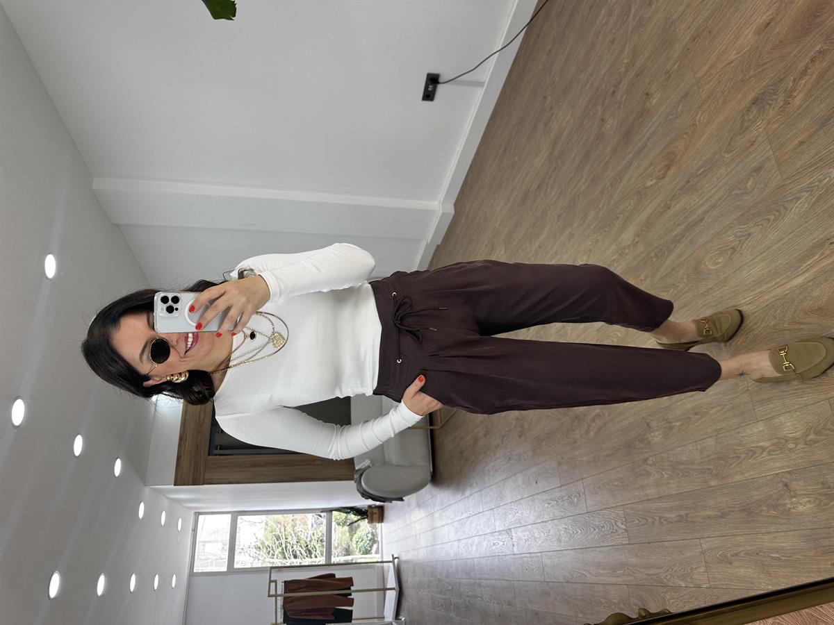 Orijinal Marka Havuç Pantolon - Kahverengi