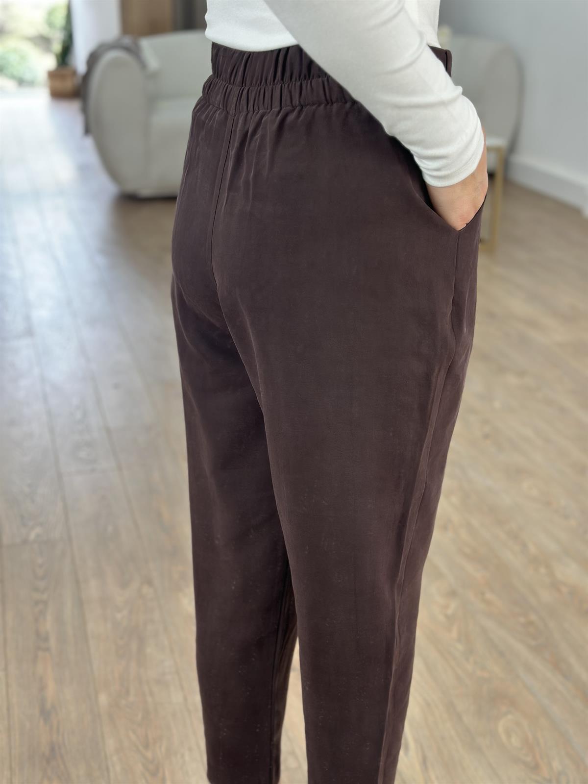 Orijinal Marka Havuç Pantolon - Kahverengi