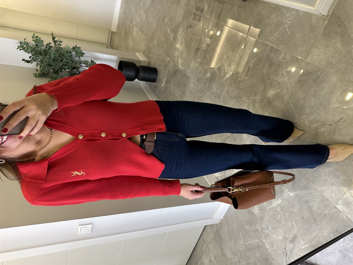 Orijinal Marka İspanyol Paça Jean - Lacivert