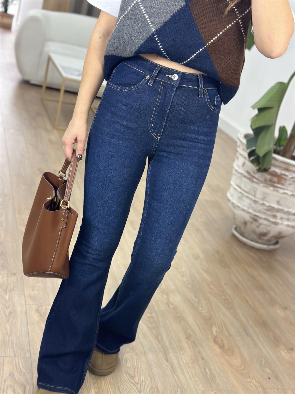 Orijinal Marka İspanyol Paça Jean - Lacivert