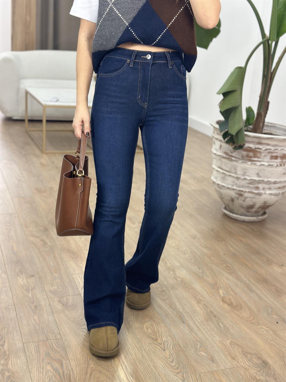 Orijinal Marka İspanyol Paça Jean - Lacivert