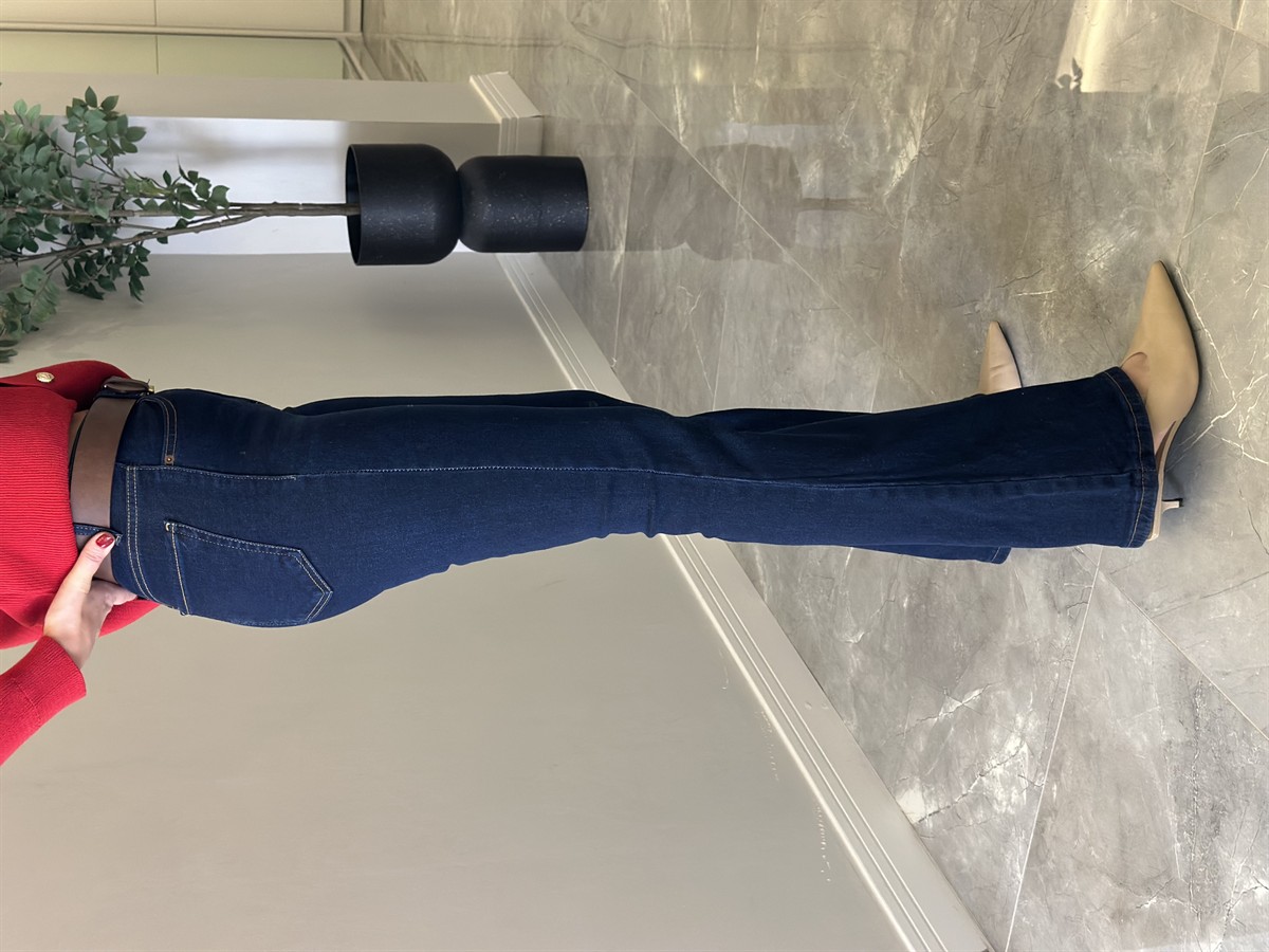 Orijinal Marka İspanyol Paça Jean - Lacivert