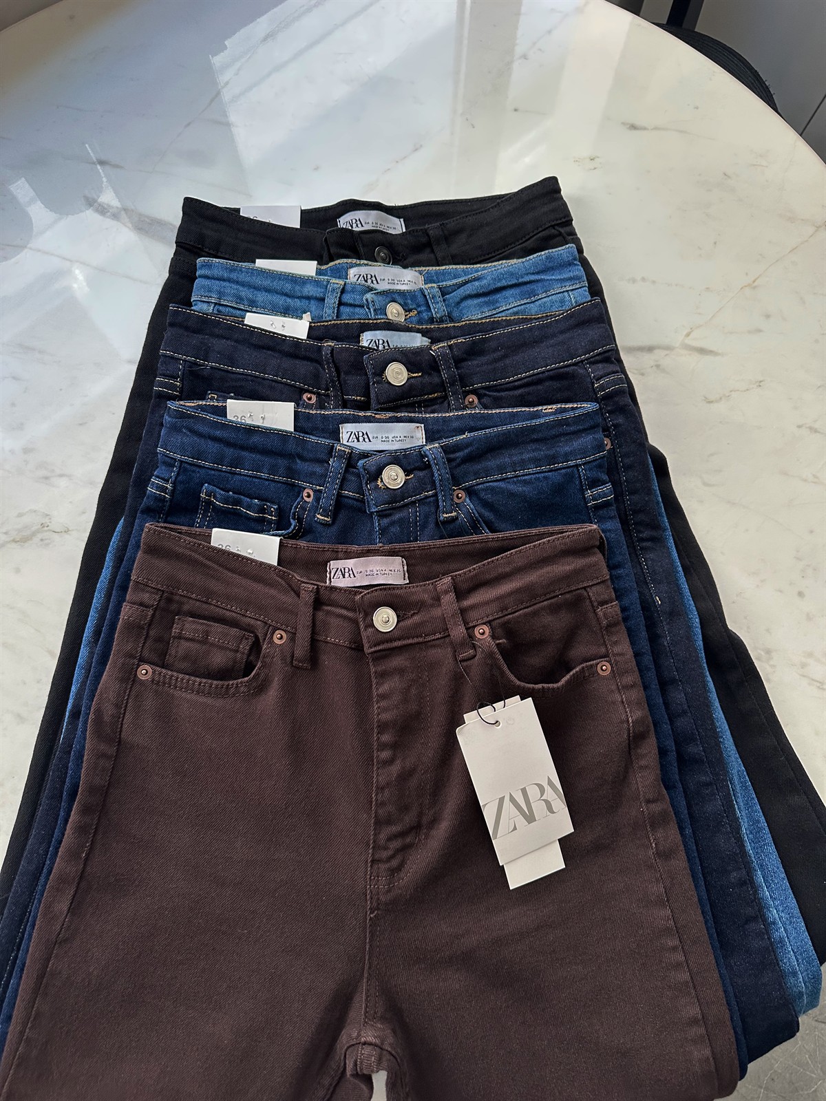 Orijinal Marka İspanyol Paça Jean - Siyah