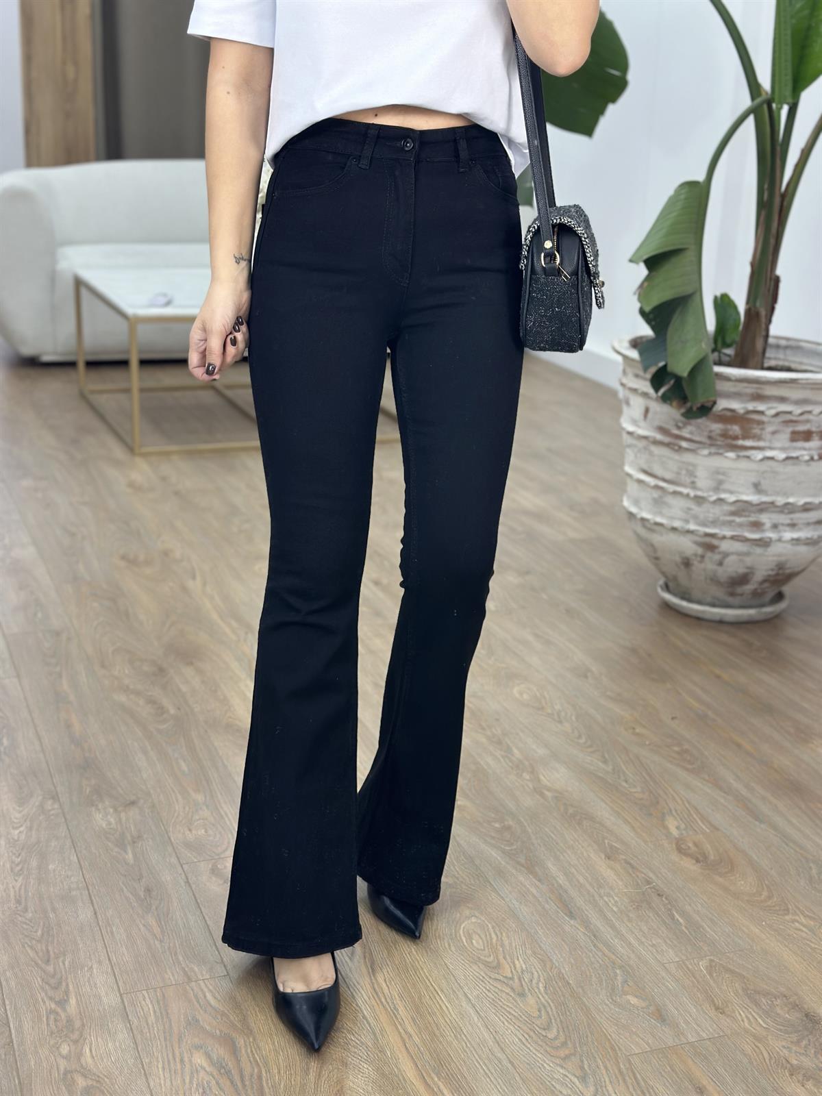 Orijinal Marka İspanyol Paça Jean - Siyah