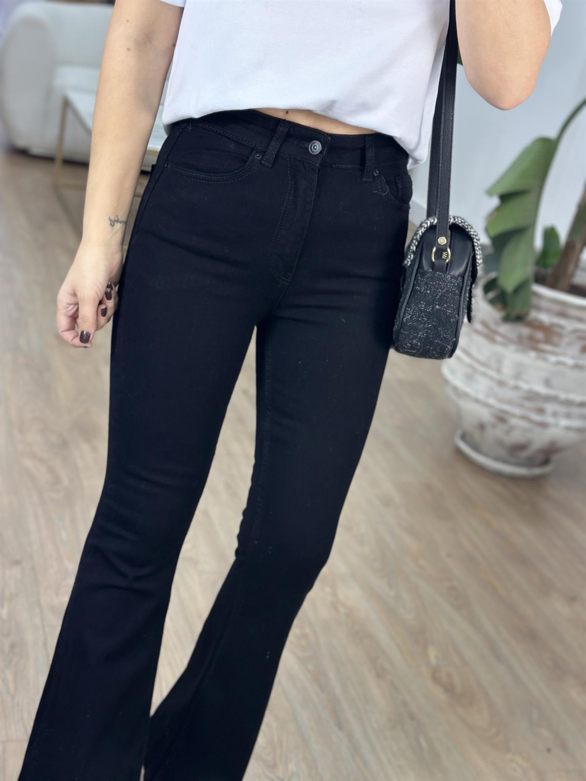 Orijinal Marka İspanyol Paça Jean - Siyah