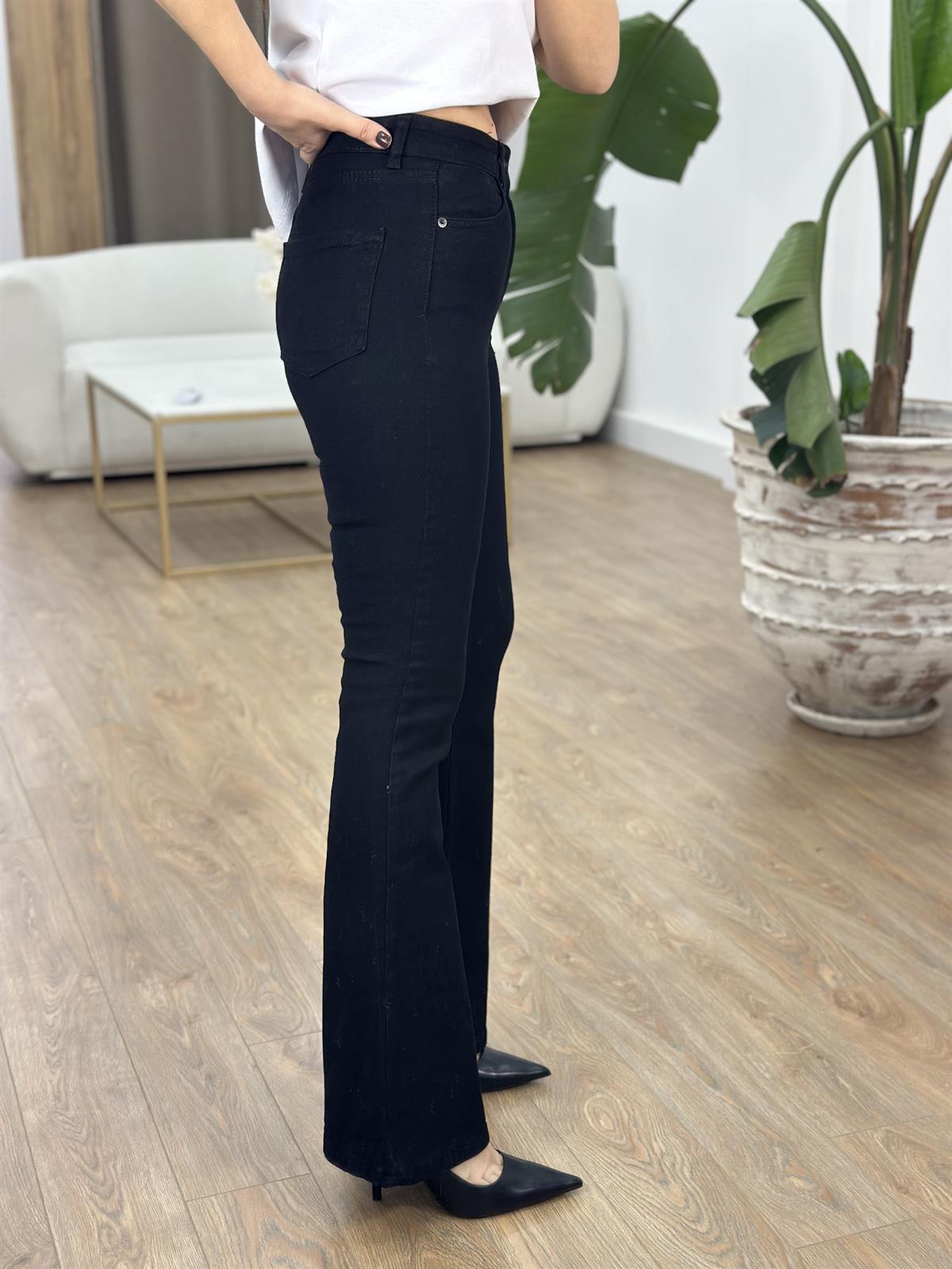 Orijinal Marka İspanyol Paça Jean - Siyah