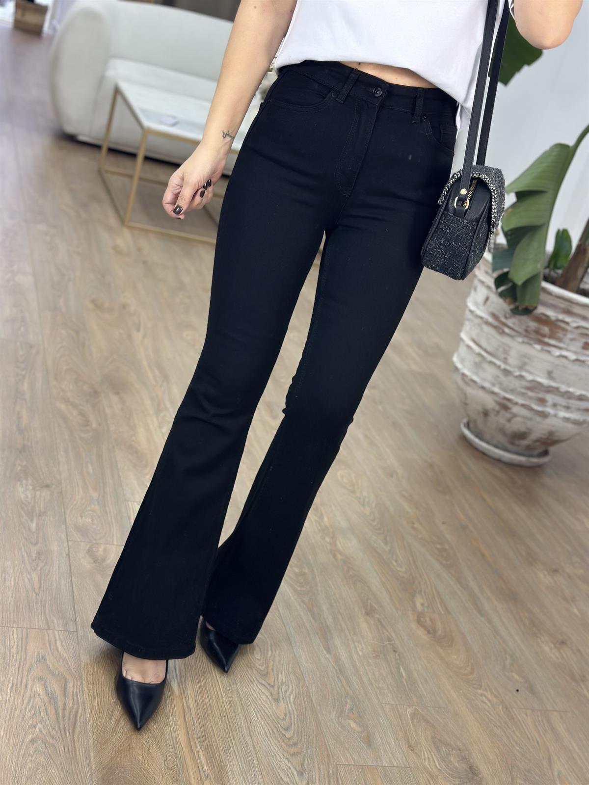 Orijinal Marka İspanyol Paça Jean - Siyah