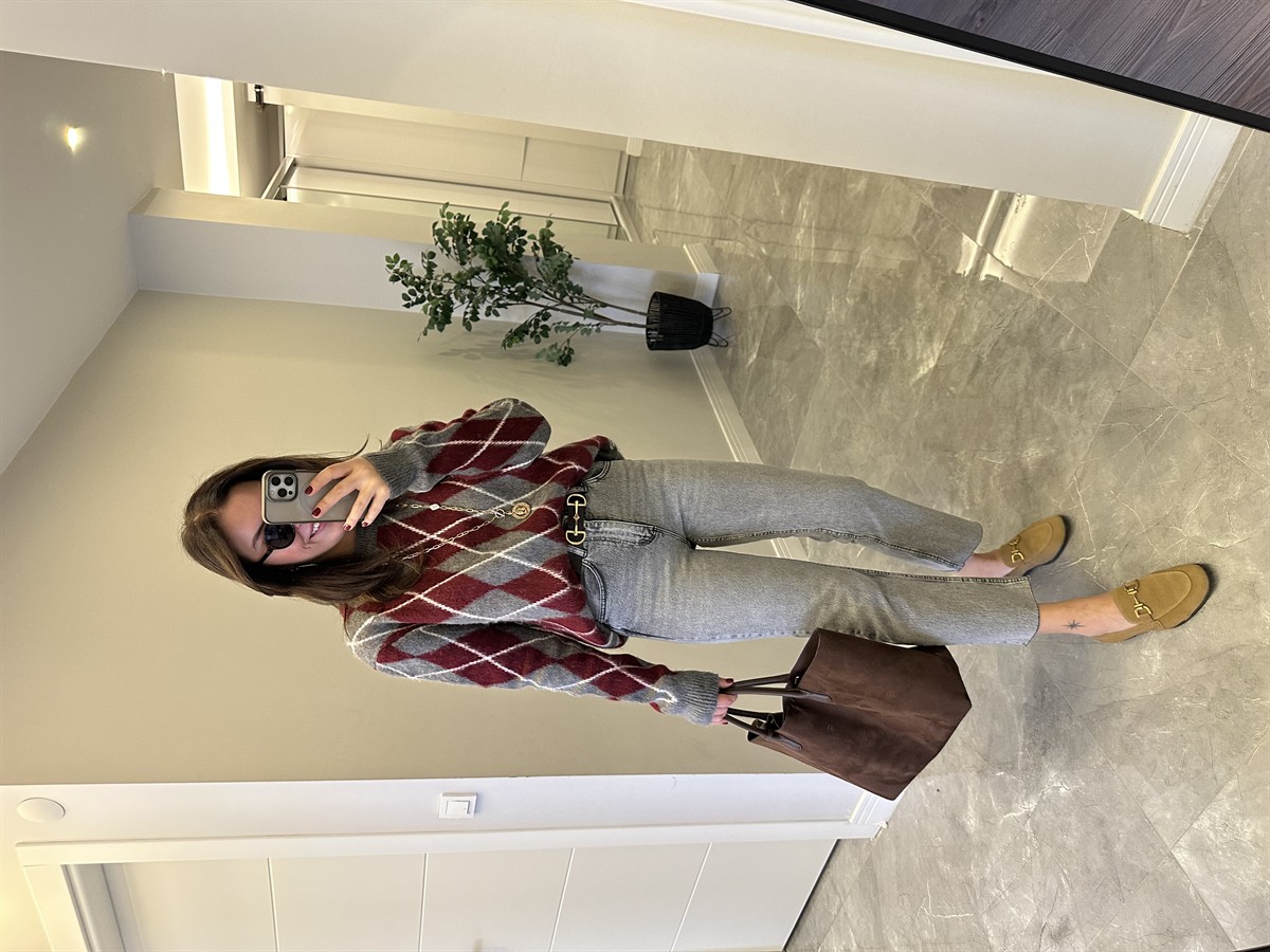 Orijinal Marka Kesik Paça Jean - Gri