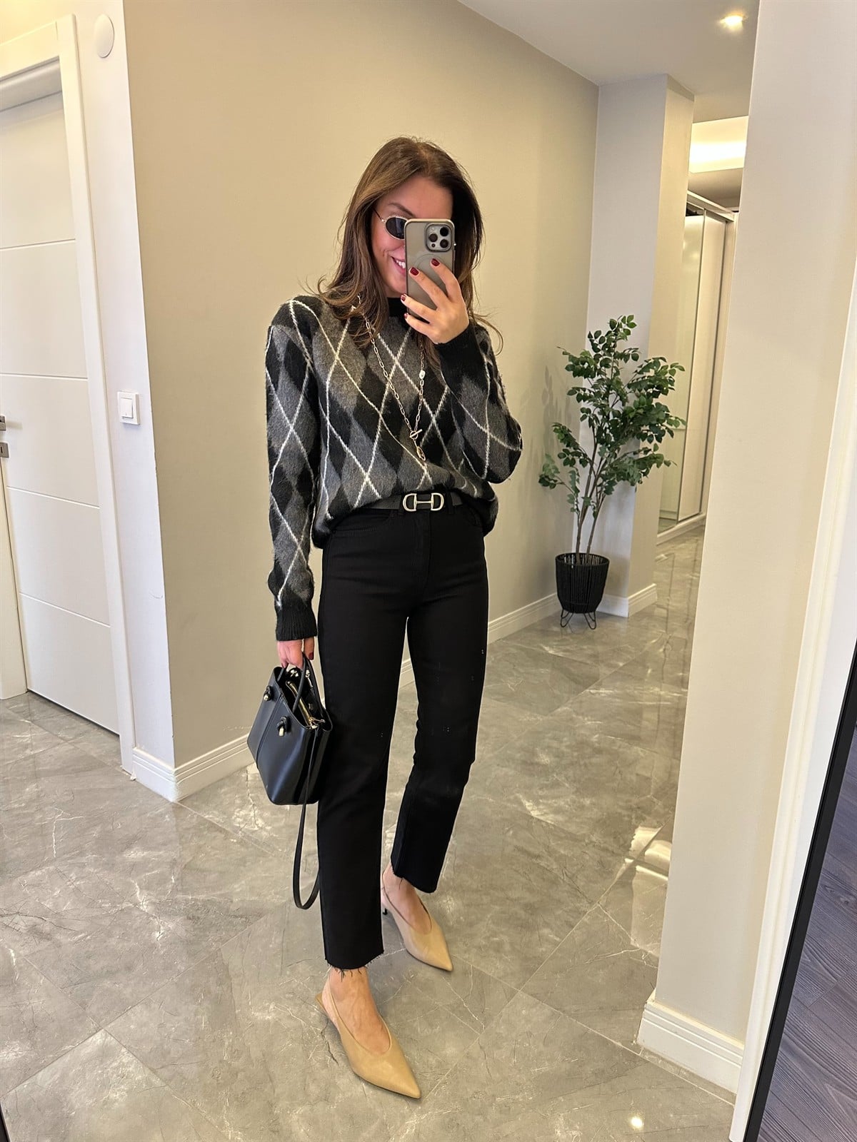 Orijinal Marka Kesik Paça Jean - Siyah