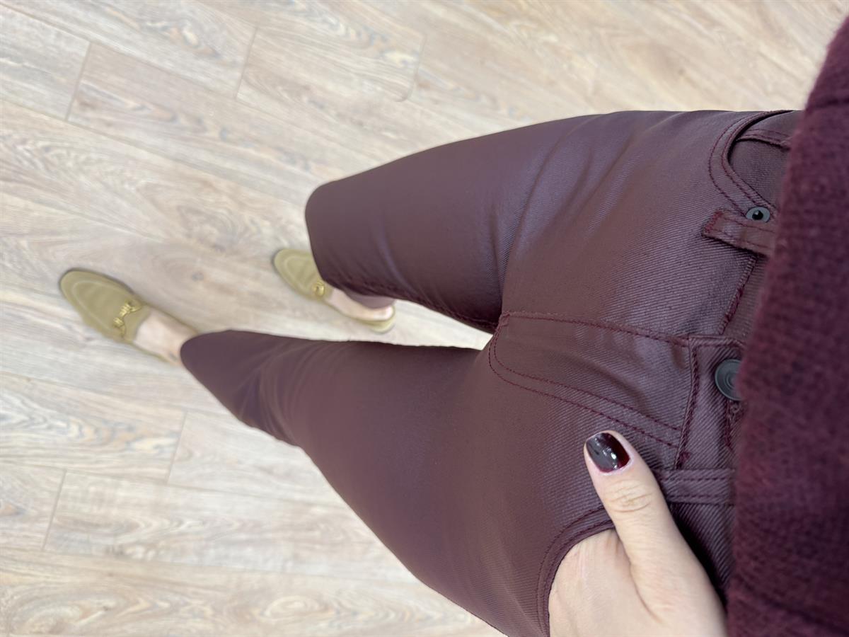 Orijinal Marka Mumlu Jean - Bordo