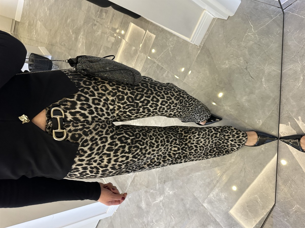 Orijinal Marka Leopar Straight Jean