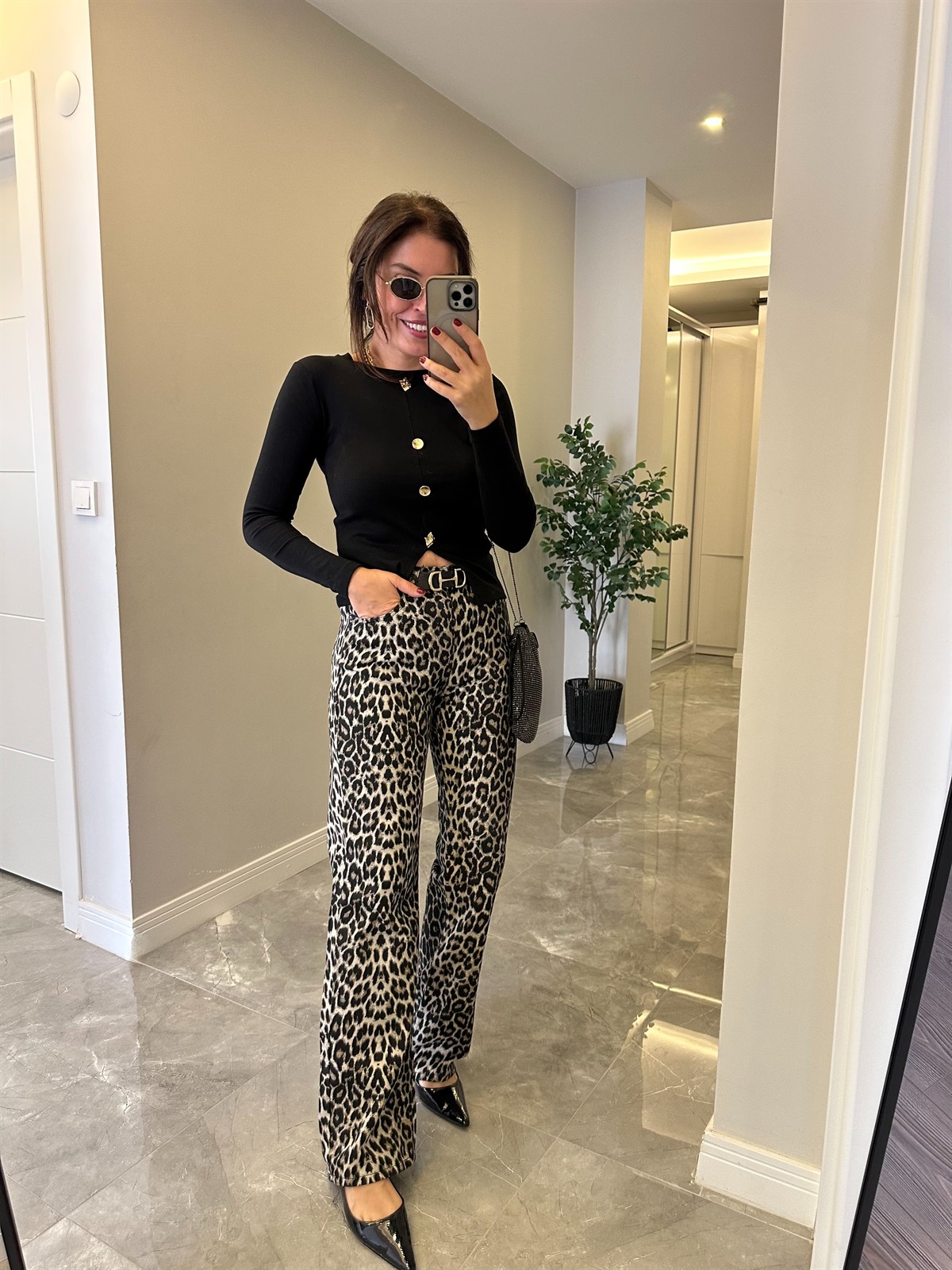 Orijinal Marka Leopar Straight Jean