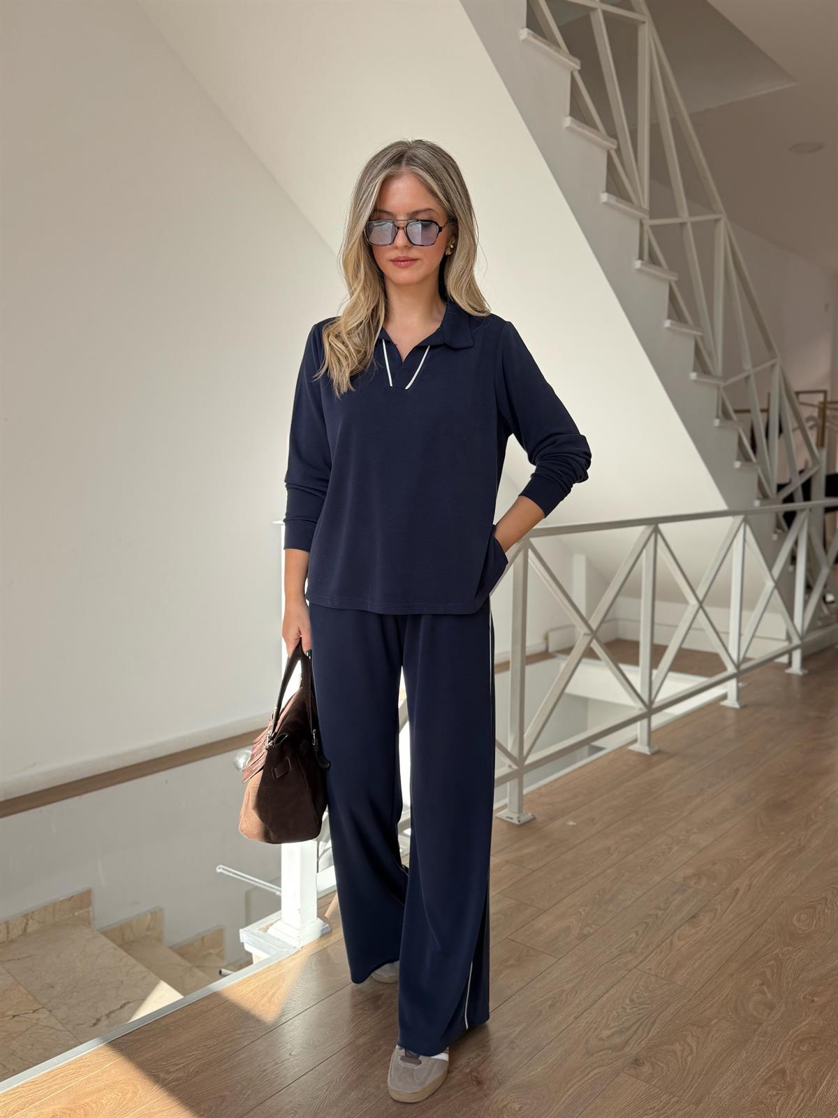 Orijinal Marka Modal Eşofman Takımı - Lacivert