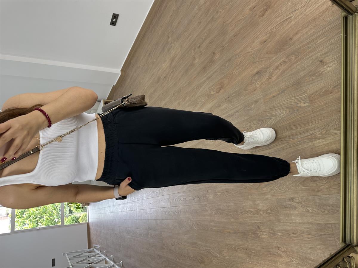 Orijinal Marka Modal Kumaş Eşofman Altı-Antrasit