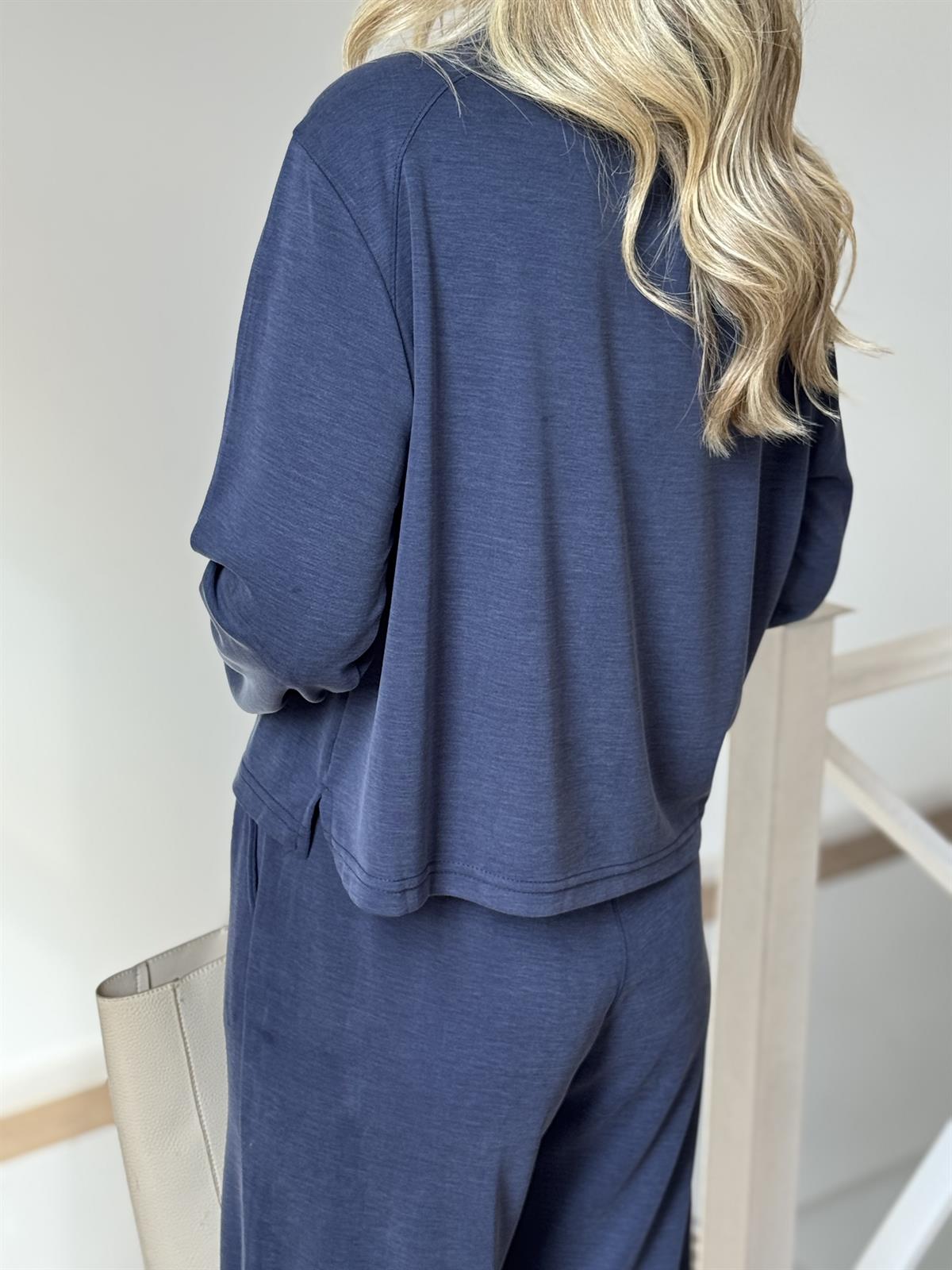 Orijinal Marka Modal Pantolon Gömlek Takım - Lacivert