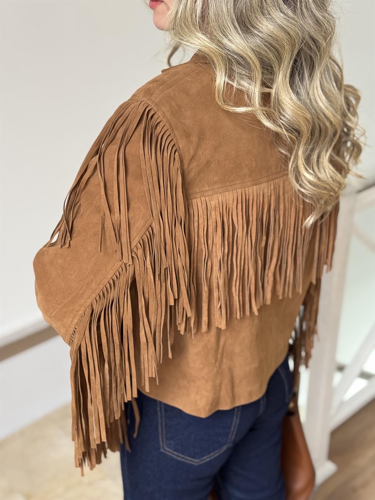 Orijinal Marka Model Püskül Detaylı Ceket 