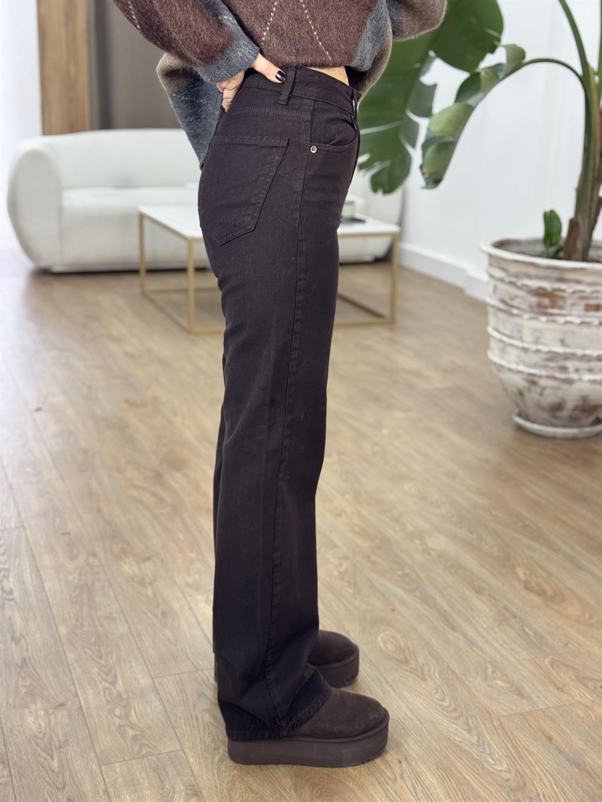 Orijinal Marka Straight Jean - Acı Kahve