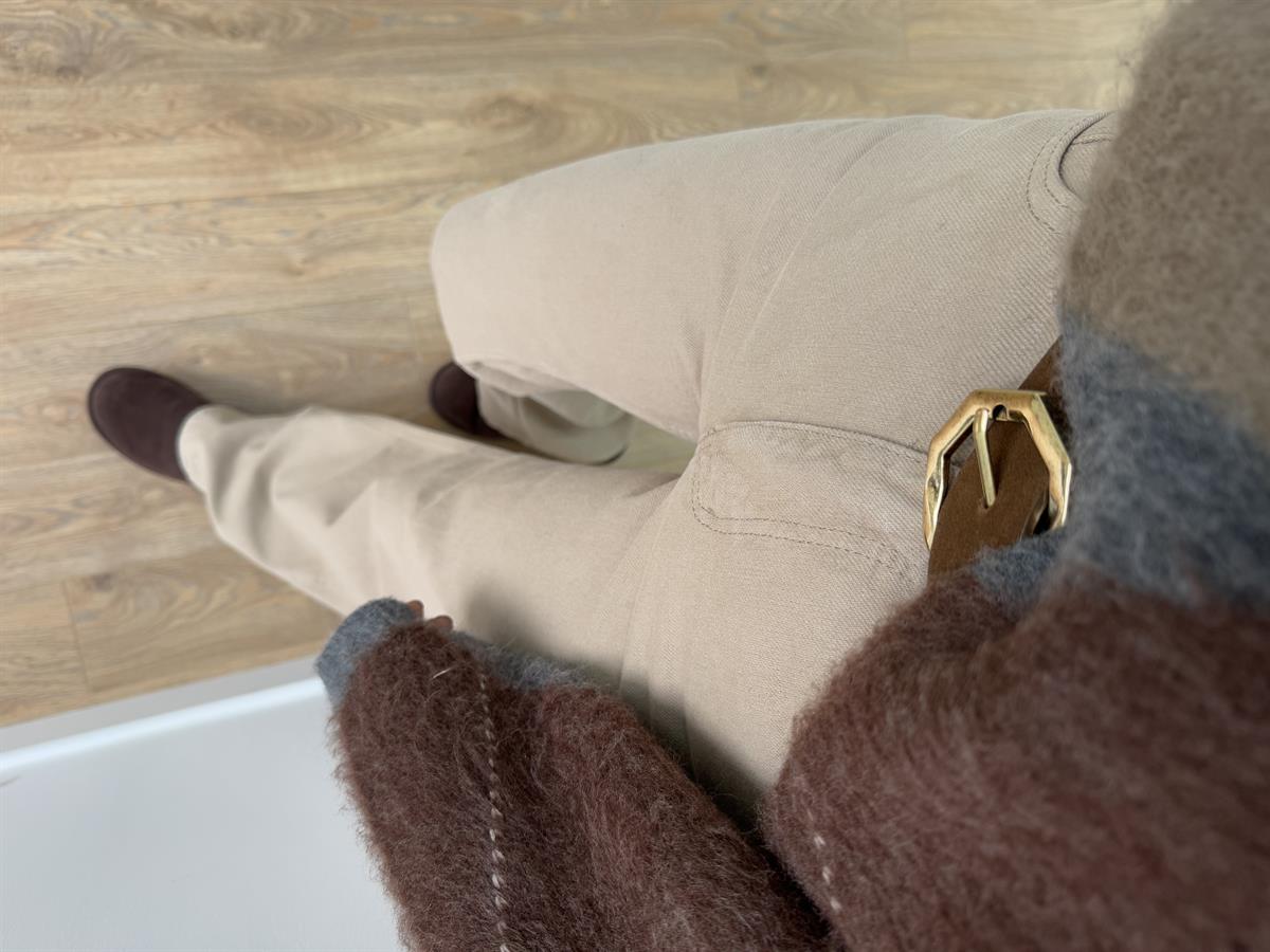 Orijinal Marka Straight  Jean - Vizon