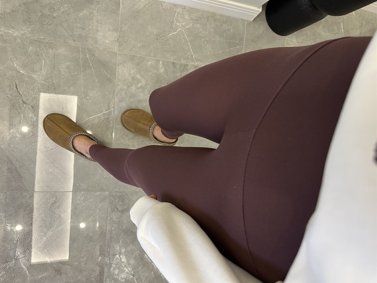 Orijinal Marka Toparlayıcı Tayt - Kahve