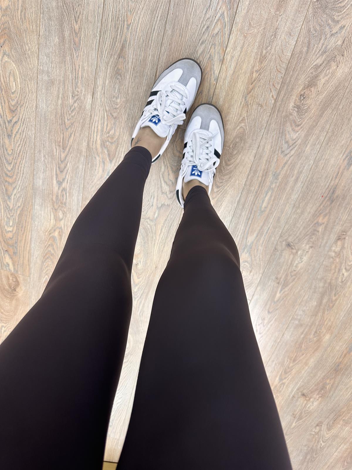 Orijinal Marka Toparlayıcı Tayt - Kahverengi 