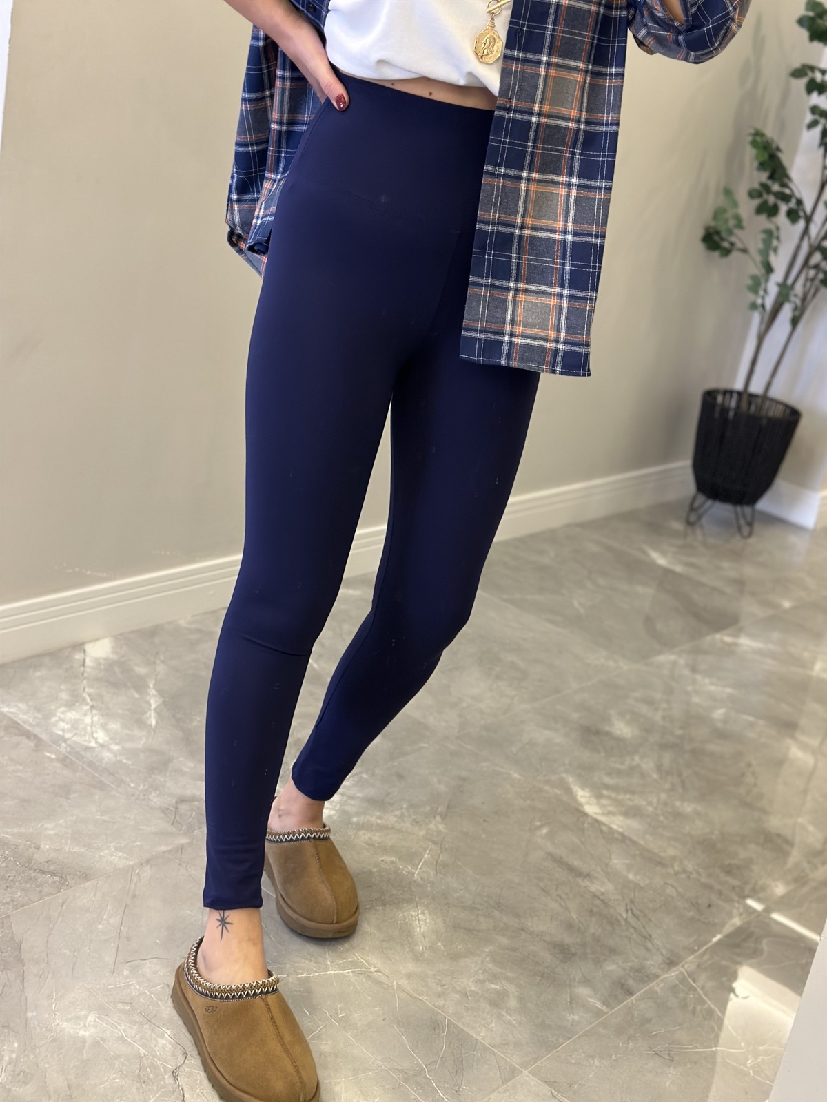 Orijinal Marka Toparlayıcı Tayt - Lacivert