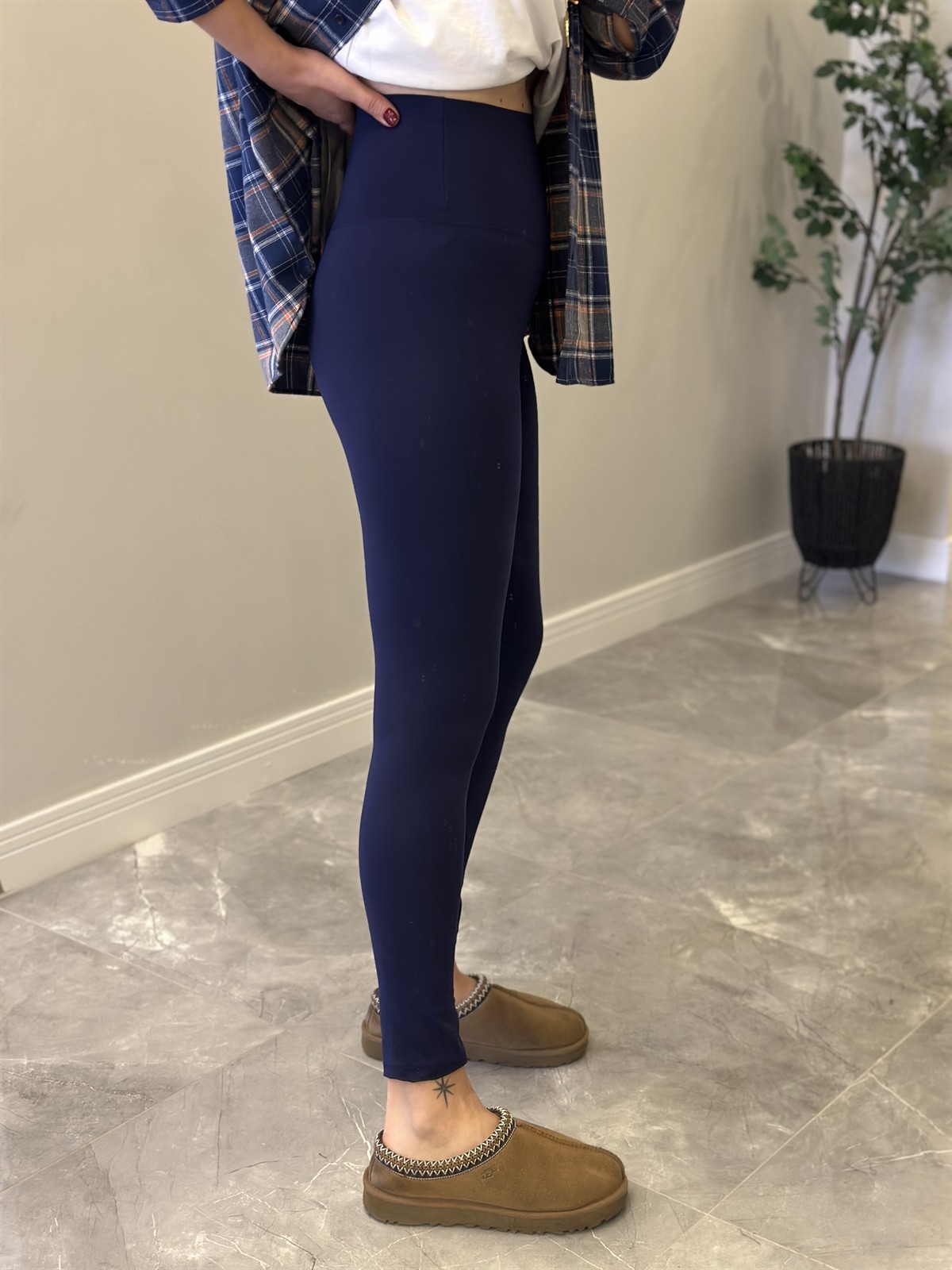 Orijinal Marka Toparlayıcı Tayt - Lacivert