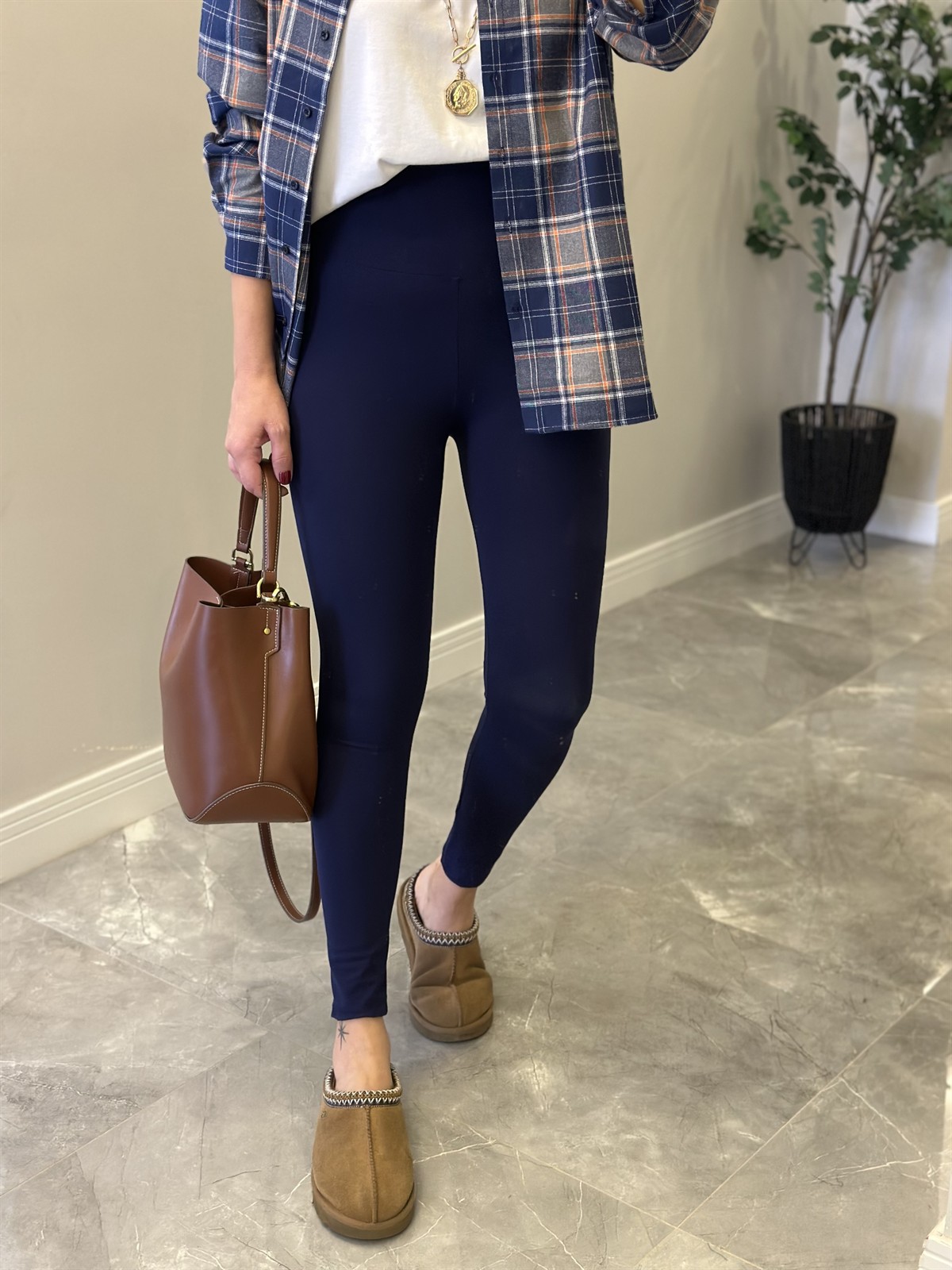 Orijinal Marka Toparlayıcı Tayt - Lacivert