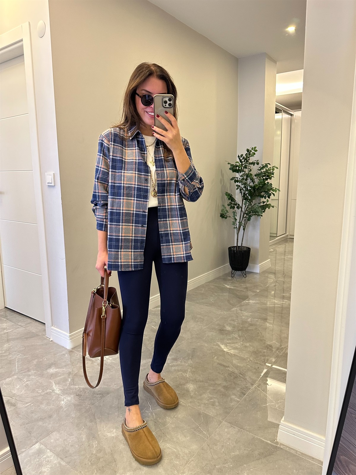 Orijinal Marka Toparlayıcı Tayt - Lacivert