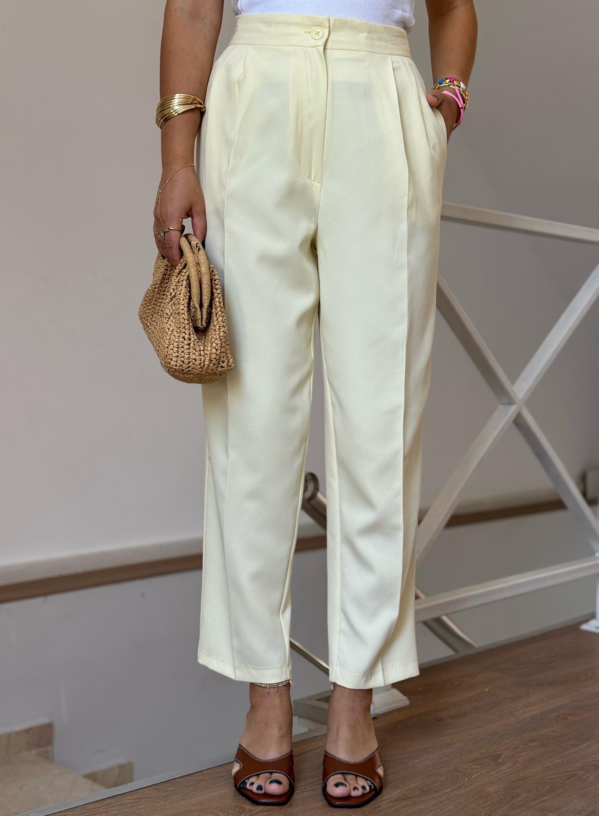 Orijinal Marka Yelek Pantolon Takım - Sarı