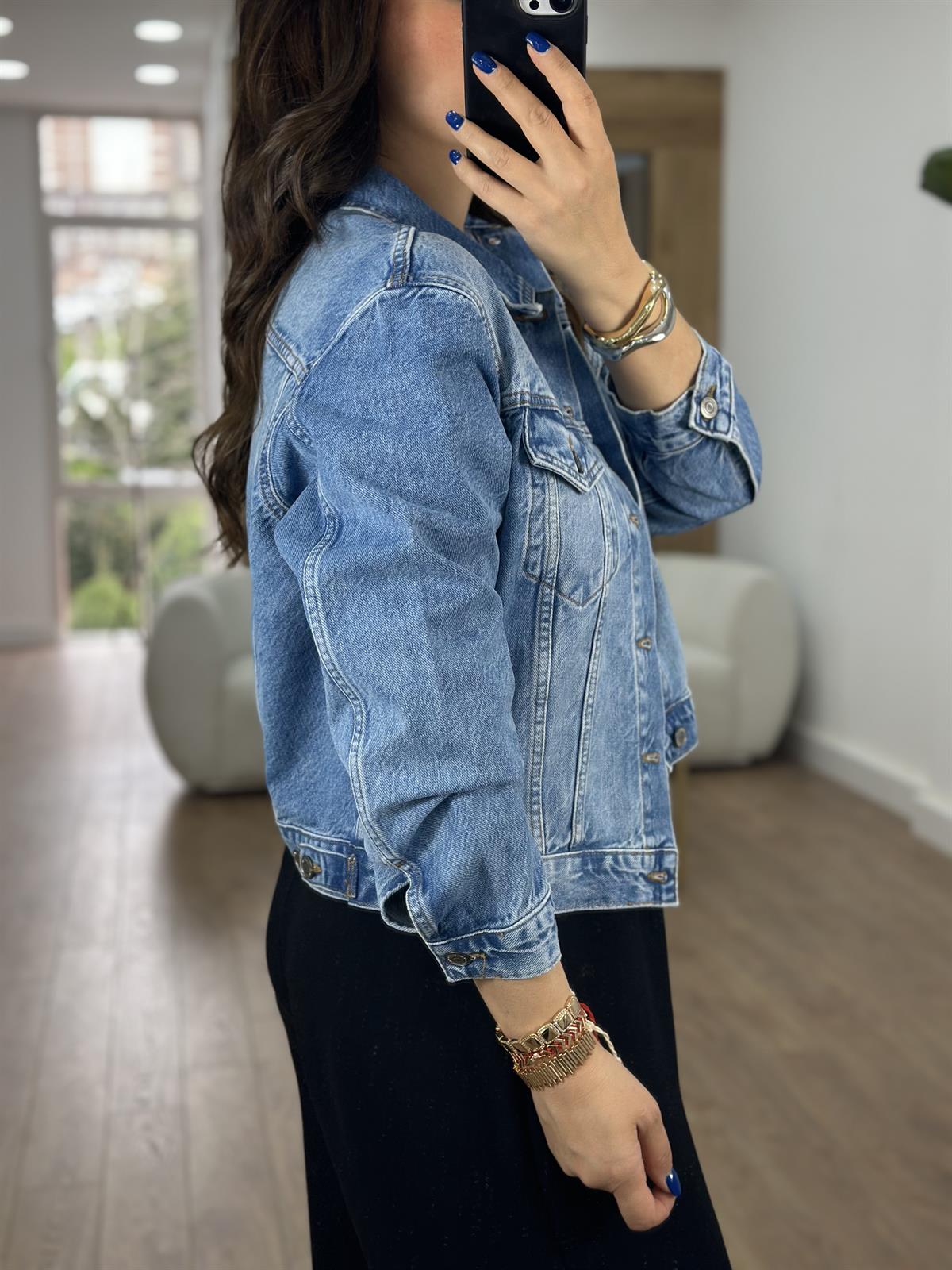 Orjinal Marka Basic Denim Ceket