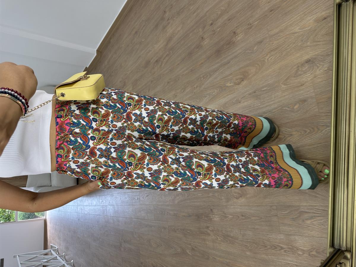 Orjinal Marka Cepli Palazzo-Desenli