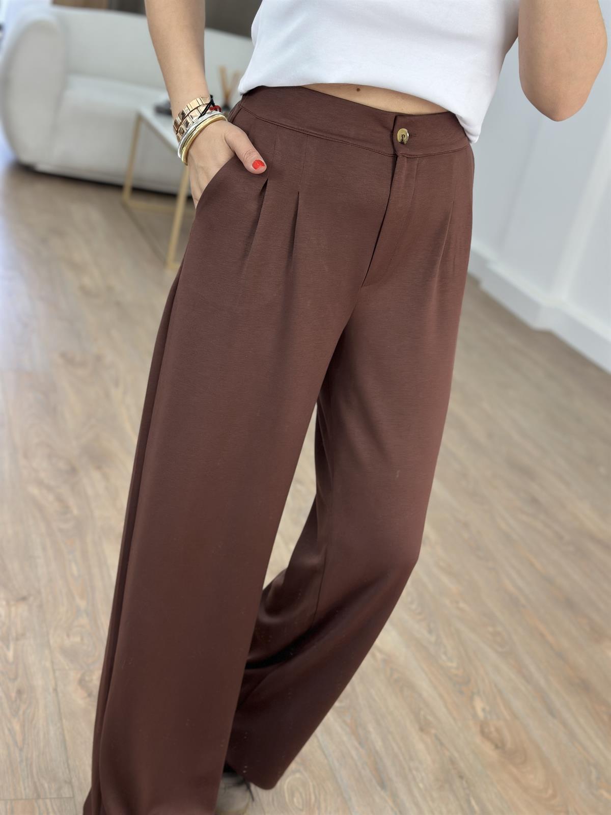 Orjinal Marka Modal Pantolon - Kahverengi ( Cuma günü kargolanacaktır )