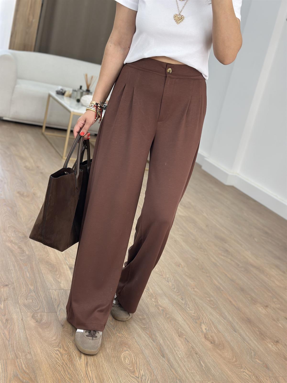 Orjinal Marka Modal Pantolon - Kahverengi ( Cuma günü kargolanacaktır )