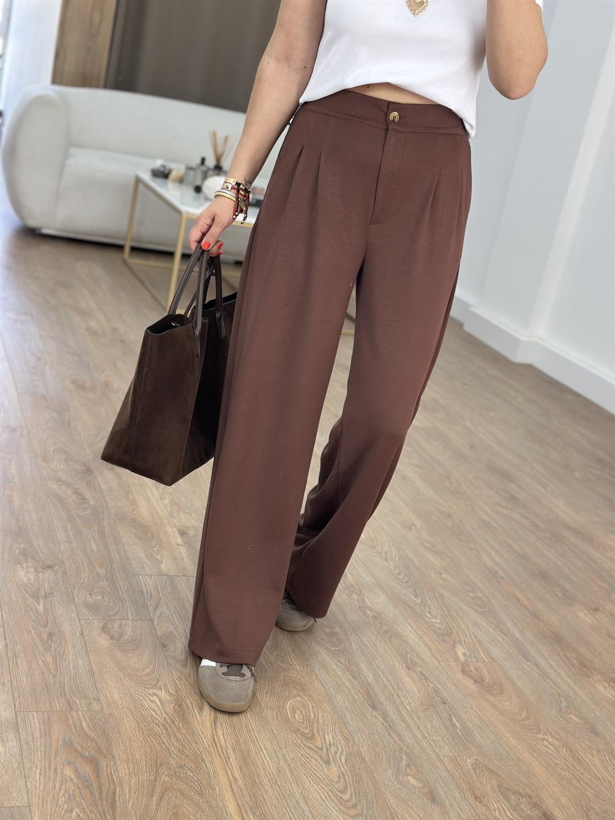 Orjinal Marka Modal Pantolon - Kahverengi ( Cuma günü kargolanacaktır )