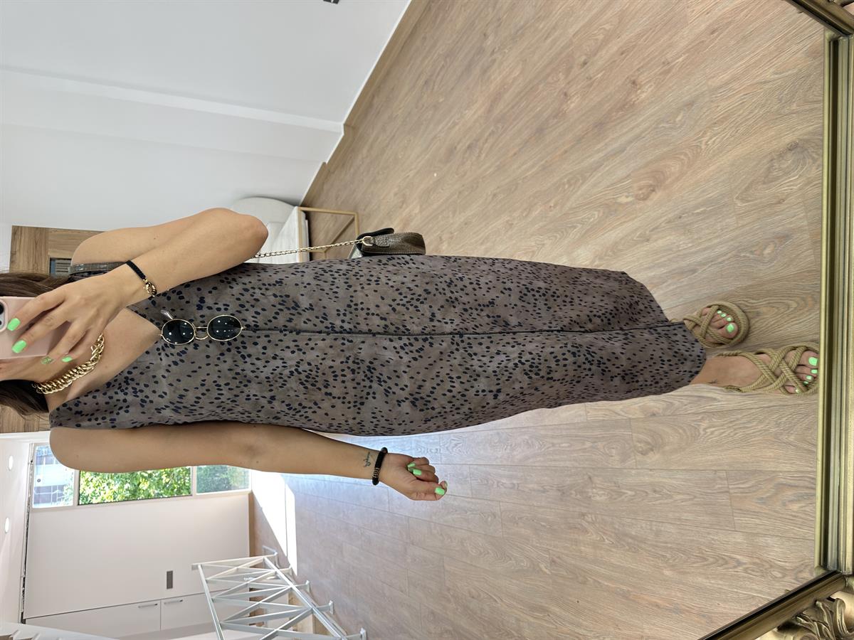 Orjinal Marka Model Desenli Elbise-Haki