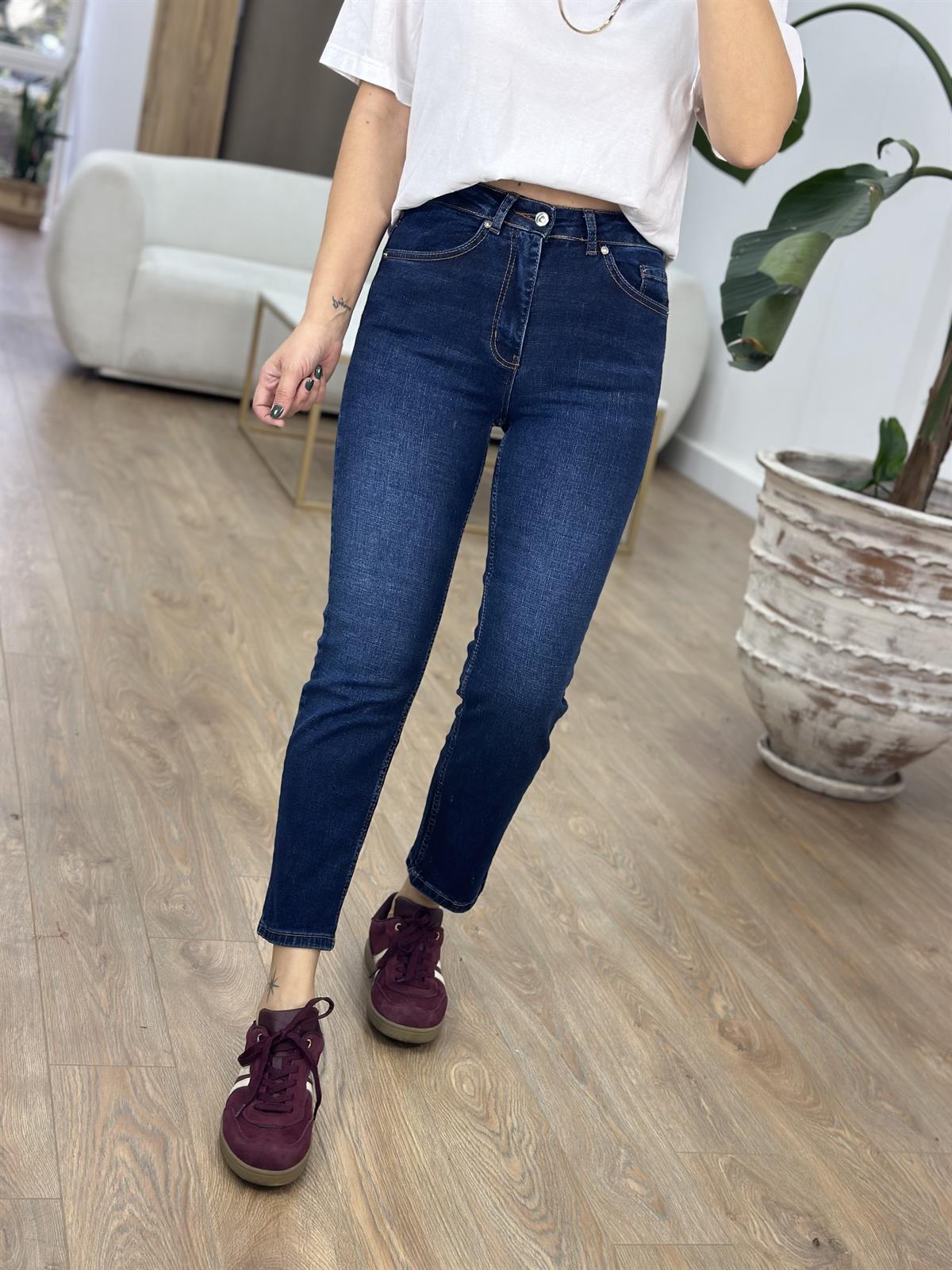 Orjinal Marka Mom Jean - Koyu Lacivert