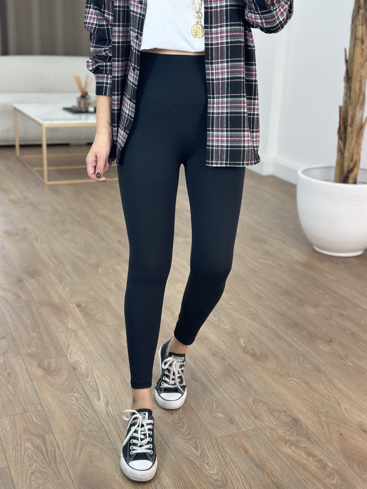 Orjinal Marka Toparlayıcı Tayt - Siyah