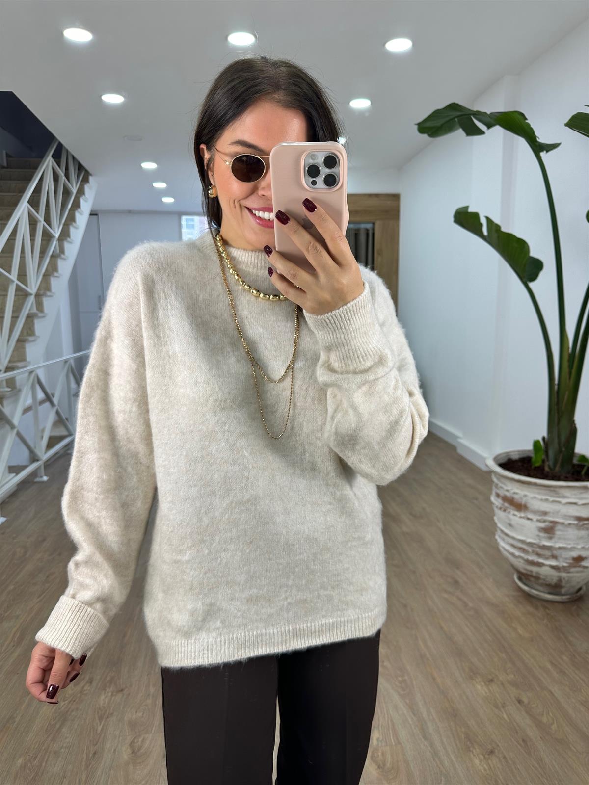 Orjinal Marka Tüylü Basic Kazak-Taş