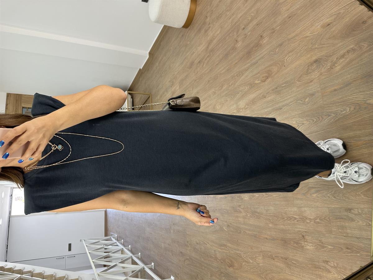 Oysho Kumaş Vatkalı Basic Elbise 