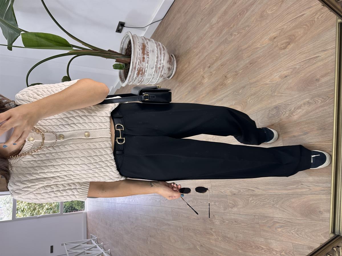 Özel Seri Palazzo Pantolon - Siyah