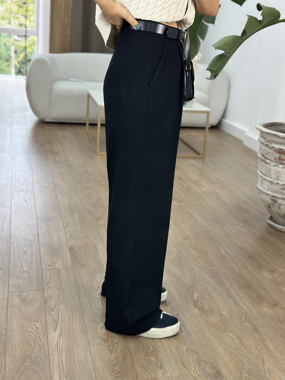 Özel Seri Palazzo Pantolon - Siyah